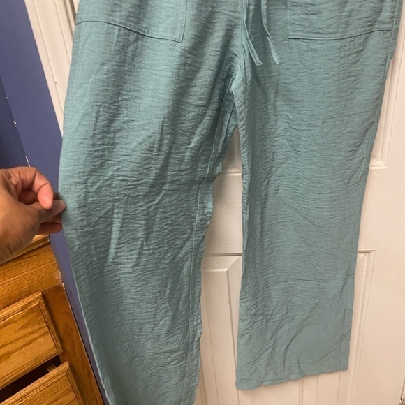 Happily Grey Cozy cotton Terry Drawstring high rise wide leg pants M
NWT - Picture 5 of 11